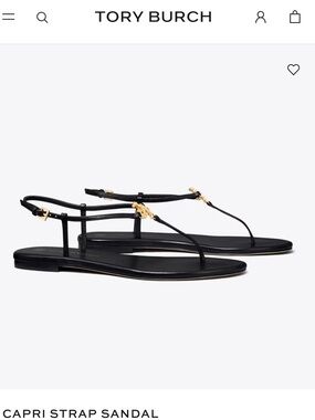 TORY BURCH
CAPRI STRAP SANDAL
$228 size 9.5 gently used
Color: Perfect Black